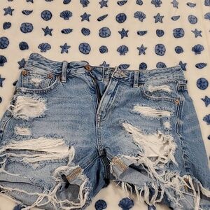American eagle jean shorts